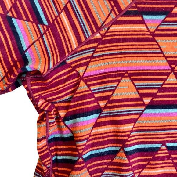 SmartWool Sz XL Merino Base Layer 150 Short Sleeve T-shirt Habanero Print Red - Picture 8 of 16